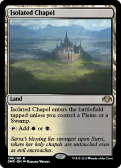 1 x Isolated Chapel - Foil - Dominaria Remastered - NM-Mint - MTG - Image 1