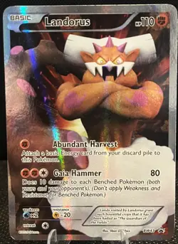 Pokemon Landorus BW43 Black Star Promo LP - Image 1