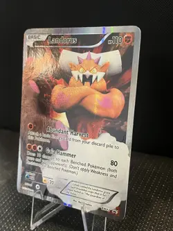 Pokemon Landorus BW43 Black Star Promo LP - Image 2