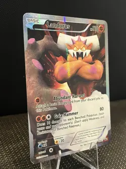 Pokemon Landorus BW43 Black Star Promo LP - Image 3