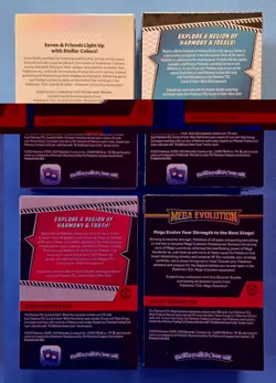 Pokemon Prismatic Evolutions Black Bolt White Flare Mega Evolutions Booster... - Image 4