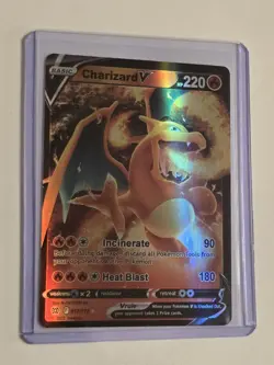 Charizard V Rare Holo V #17 Pokemon Brilliant Stars - 2022 Sword & Shield - Image 2