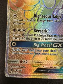 2017 Pokemon Sun & Moon Guardians Rising Drampa GX SECRET RARE #160/145 - Image 5