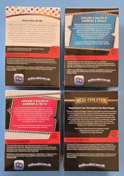 Pokemon 151 Black Bolt White Flare Mega Evolutions 4 Booster Bundle Box - Image 4