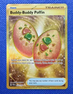 Pokemon TCG Twilight Masquerade: Buddy-Buddy Poffin 223/167 - Image 1