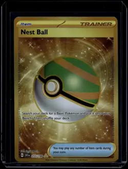 Pokemon TCG Nest Ball 255/198 Scarlet & Violet Base Set Hyper Rare NM - Image 1