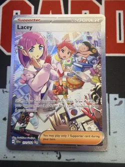 Pokemon TCG Illusions Lacey Trainer Stellar Crown 172/142 - Image 1