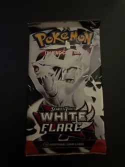 Very Heavy! 22.72g Pokemon TCG SV10.5 White Flare Booster Pack Sealed! - Image 2