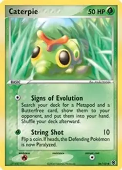 2x Caterpie (#56/112) EX - FireRed & LeafGreen LP Pokemon - Image 1