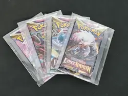 Pokemon Lost Origin Pack Art Set / 4x Factory Sealed Booster Packs (NEW) - Image 1