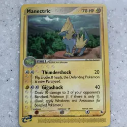 Pokemon TCG: 2003 EX Ruby & Sapphire Manectric #39/109 LP VTG - Image 1