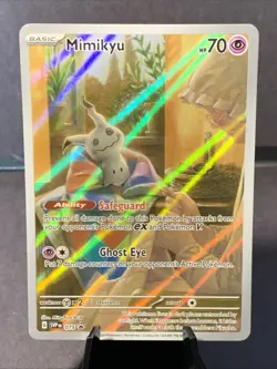 Pokemon TCG Mimikyu SVP 075 Scarlet & Violet Black Star Promo Paldean Fates NM/M - Image 1