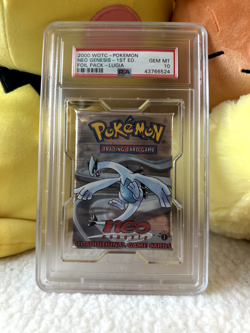 Pokemon PSA 10 Neo Genesis Lugia Booster Foil Pack - RARE - 2000 WOTC -GEM MINT - Image 1