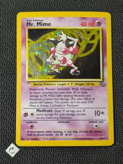 Mr. Mime 6/64 - Jungle Unlimited Holo Rare Pokemon TCG HP - Image 1