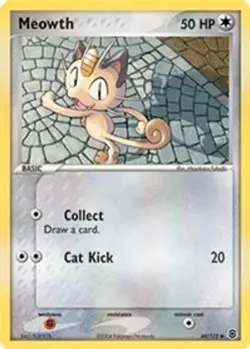 2x Meowth (#69/112) EX - FireRed & LeafGreen LP Pokemon - Image 1
