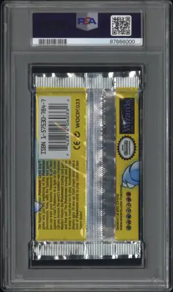 1999 WOTC Pokemon Blastoise 1st Edition Base Set Shadowless Booster Pack PSA 8 - Image 2