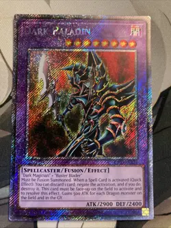 Yugioh! Dark Paladin - 1st Ed Platinum Secret Rare - RA03-EN126 - NM - Image 1