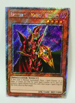 Breaker the Magical Warrior RA03-EN125 (PSR) Platinum Secret Rare NM+ 1st Yu-Gi - Image 1