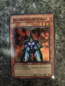 Neo-Spacian Flare Scarab | POTD-EN004 | Super Rare | Power of the Duelist y10 - Image 1