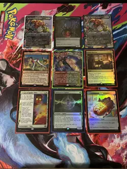 Spider-Man Magic The Gathering Card Lot 36x N/M Foil, Borderless, And Extended - Image 1
