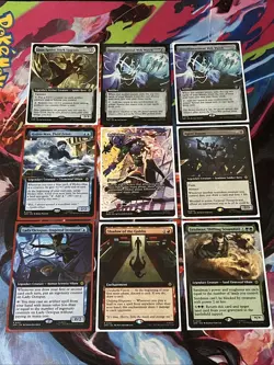 Spider-Man Magic The Gathering Card Lot 36x N/M Foil, Borderless, And Extended - Image 3