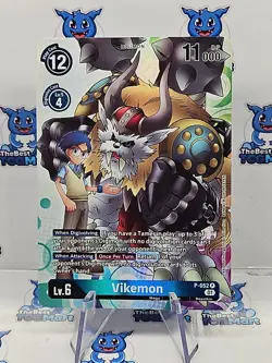 Digimon Card Game -Vikemon - P-052- Foil - Near Mint - Image 1