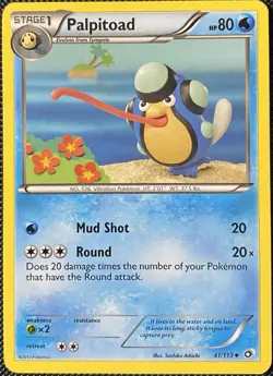 Palpitoad 41/113 Legendary Treasures Regular - Pokemon Card - Image 1