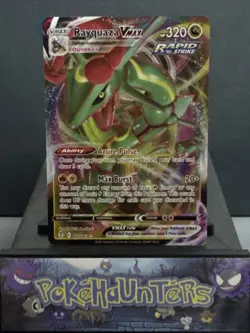 Pokemon Card Rayquaza VMAX 111/203 Evolving Skies Holo Rare Near Mint - Image 1
