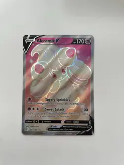 Pokemon Alcremie v TCG Shining Fates Holo Ultra Rare Card 064/072 NM - Image 1
