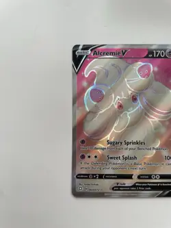 Pokemon Alcremie v TCG Shining Fates Holo Ultra Rare Card 064/072 NM - Image 3