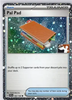 Pal Pad 182/198 Cosmos Holo Play! Prize Pack Pokemon TCG Card NM - Image 2