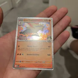 Ethans Typhlosion 034/182 Destined Rivals Stamped Promo Pre Release Pokemon Card - Image 3
