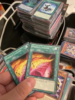 2X Double Cyclone DP10-EN022 Unlimited Regular Common Card NM One Is 1st Ed - Image 1