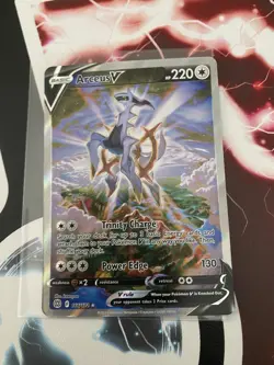 Pokemon TCG Arceus v Alternate Full Art Card 166/172 Brilliant Stars - Image 2