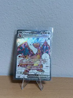 Charizard EX SVP 056 Pokemon Scarlet Violet Promo Full Art Card Near Mint - Image 1