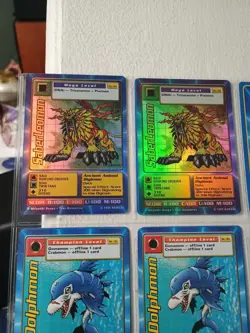 Digimon HerculesKabuterimon 1st Edition Holo Digimon 1999 . 14 Card Lot - Image 4