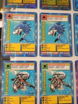 Digimon HerculesKabuterimon 1st Edition Holo Digimon 1999 . 14 Card Lot - Image 5
