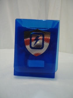 Max PRO Blue Deck Box Holds Sleeved Gaming Cards W/ 65 Dragon Sleeves - Image 1