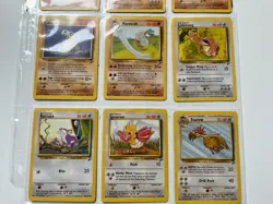 12 Base Set 2 Vintage WOTC Common Pokemon Cards Mixed Type All Great Condition - Image 3