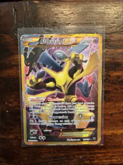 Alakazam EX Secret Rare Holo Card 125/124 Fates Collide Pokemon XY - Image 1