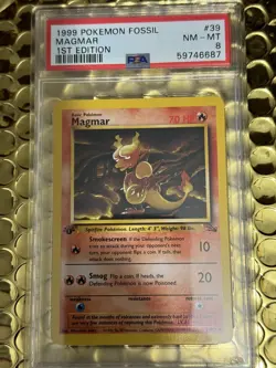 Magmar 39/62 Fossil Regular for sale online - Image 1