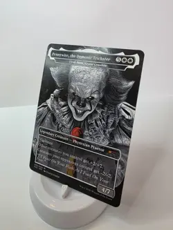 Pennywise The Demonic Trickster Borderless Playtest Card Mtg Regular Finish - Image 1