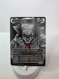 Pennywise The Demonic Trickster Borderless Playtest Card Mtg Regular Finish - Image 2