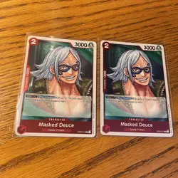 [2x] One Piece Card Game English Paramount War Masked Deuce OP02-017 - Image 1