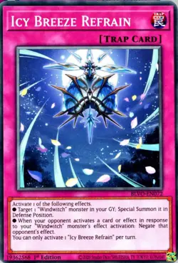 Icy Breeze Refrain MP22-EN040 Yu-Gi-Oh Card Near Mint 1st Edition - Image 1