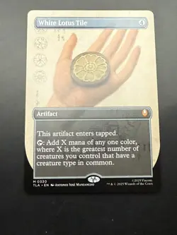 MTG AVATAR White Lotus Tile Borderless NONFOIL M0330 NM - Image 1