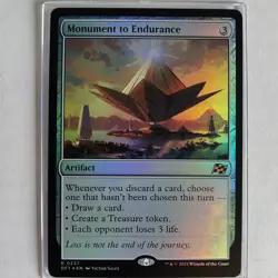 Monument to Endurance - Foil - NM - Aetherdrift DFT - MTG - Image 1