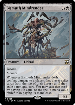 Bismuth Mindrender #51 | Near Mint | Modern Horizons 3 Commander Magic MTG - Image 1