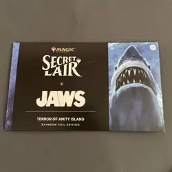 Secret Lair x Jaws: Terror of Amity Island FOIL, Magic the Gathering, Unopened - Image 1