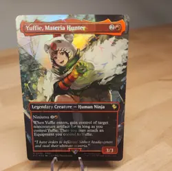 Yuffie, Materia Hunter - Chocobo Track Foil - Final Fantasy MTG - FIN #470 - Image 1